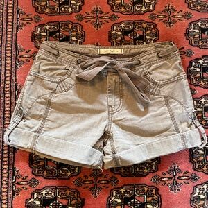 Free People Tan Cargo Shorts